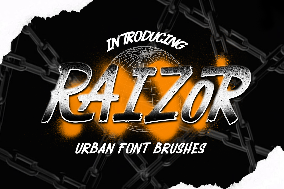 RAIZOR brush font, a Blackletter Font by dansdesign (Photo 1 of 7)
