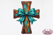 Easter Brushstroke Coquette Cross PN, an Illustration by Daily.Designs (Thumbnail 1 of 5)