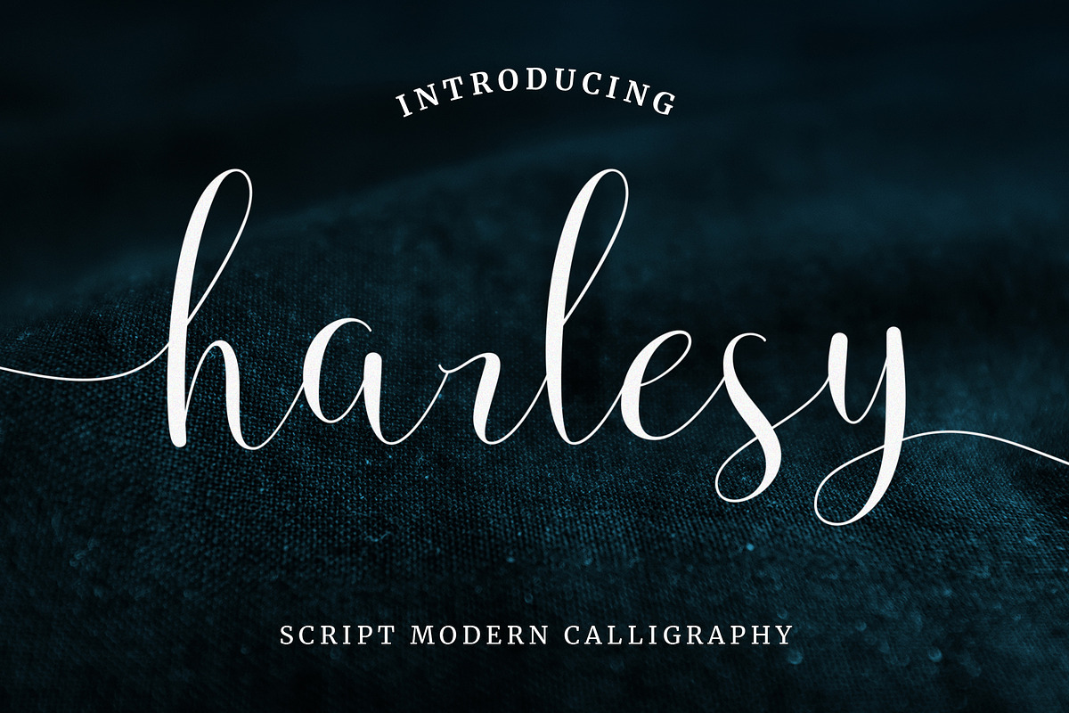 Harlesy Script, a Handwritten Font by sizimon (Photo 1 of 8)