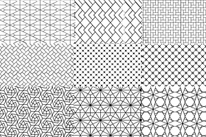 233 Geometric Brush Shapes