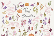 Autumn Whimsy Handpainted Florals, a Seasonal Illustration by SunnyAfternoons (Thumbnail 22 of 23)