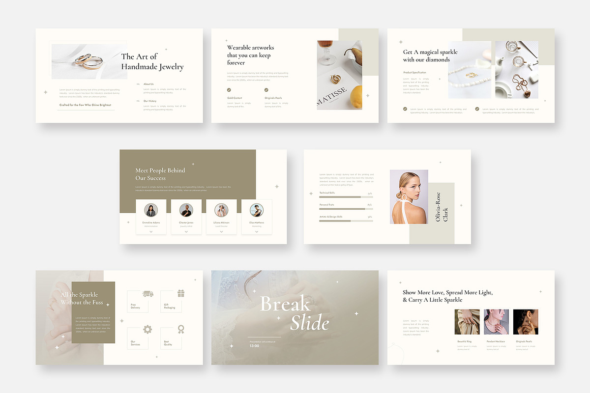 Jewelry Presentation Google Slides, a Presentation Template by Premast (Photo 3 of 3)