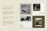 CANVA Editorial Instagram Templates, a Social Media Template by Oksafox (Thumbnail 4 of 16)