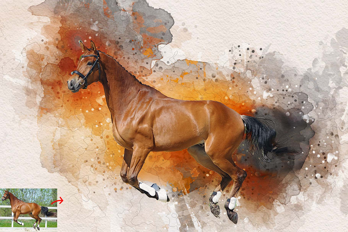 Pro Art Painting Photoshop Action, an Action Add-On by MRI STUDIO (Photo 5 of 14)