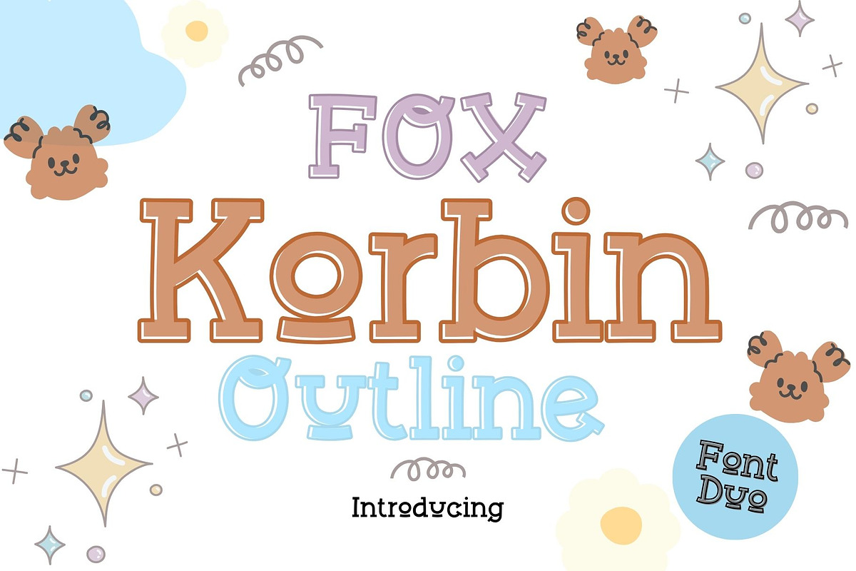 Fox Korbin Font Duo, a Slab Serif Font by Fox7 By Rattana (Photo 1 of 11)