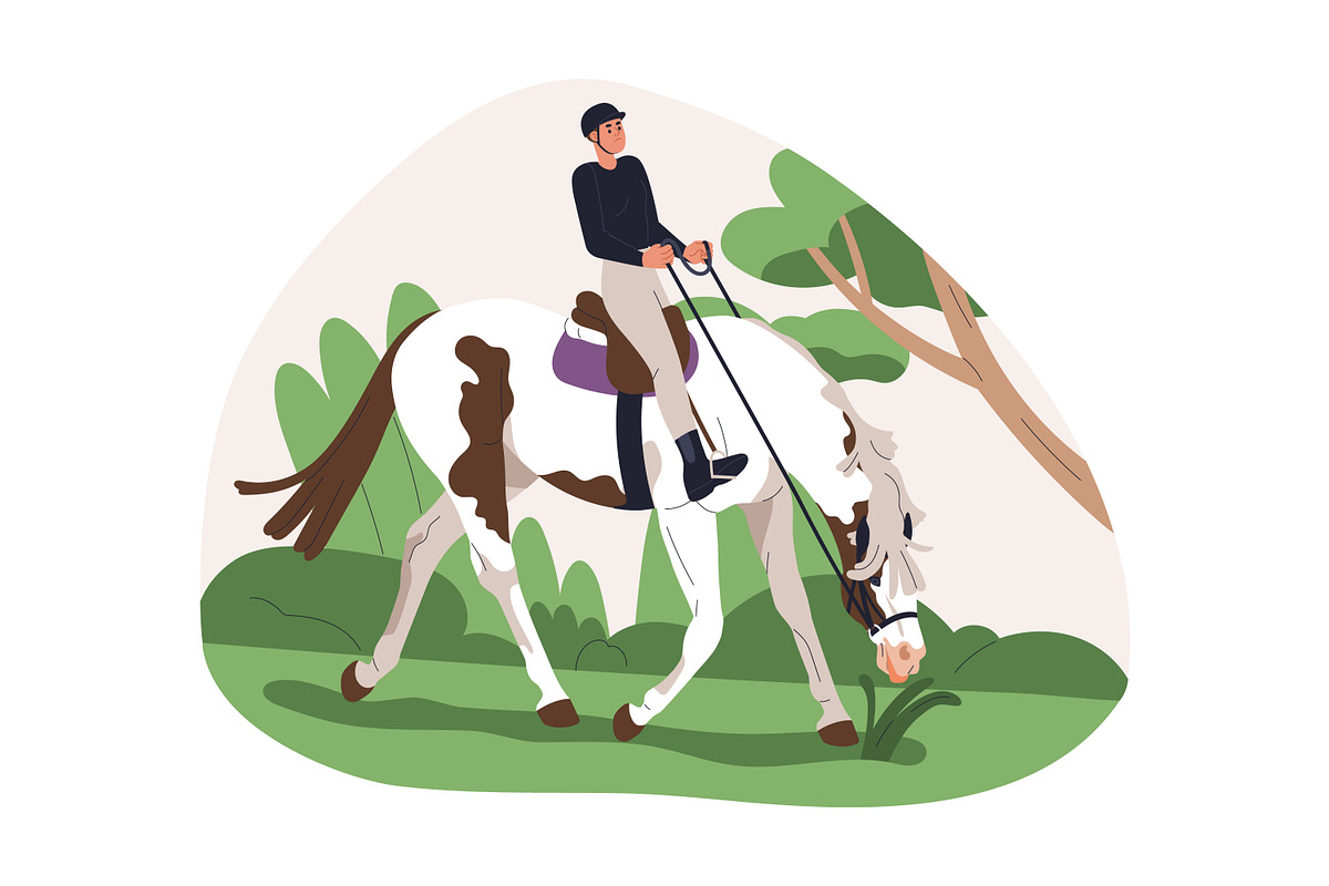 Naughty, disobedient horses training, an Animal Illustration by Good Studio (Photo 3 of 16)