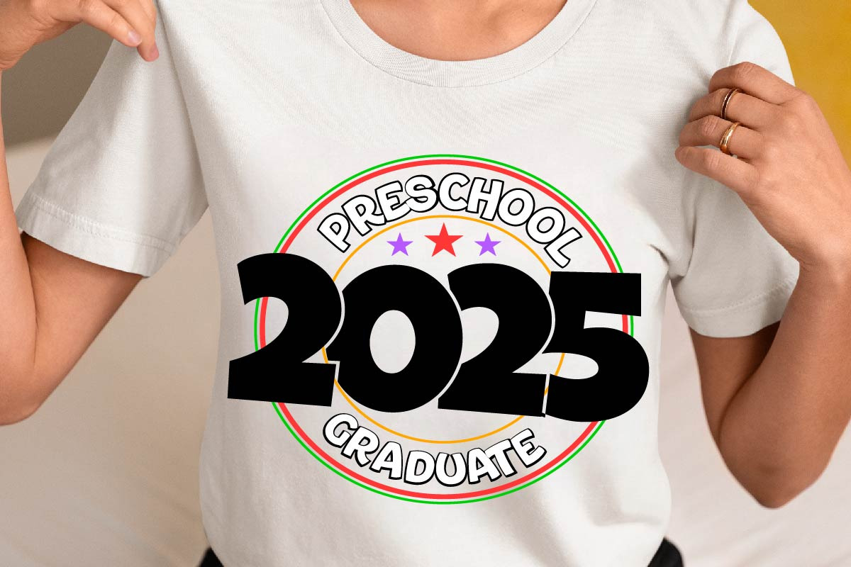Preschool Graduate 2025 Svg Png, an Object Graphic by Digi_Design_World (Photo 4 of 6)
