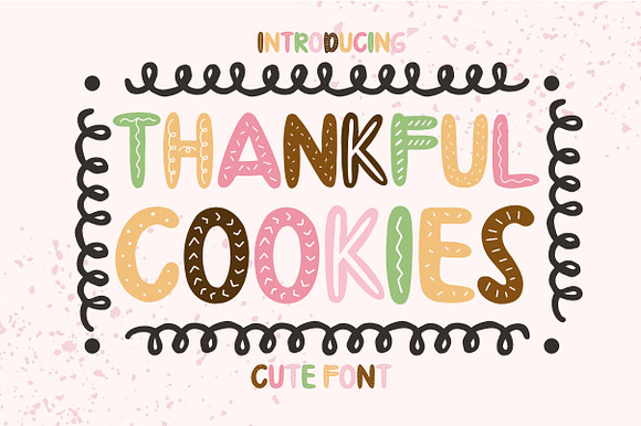 Thankful Cookies Font preview 7