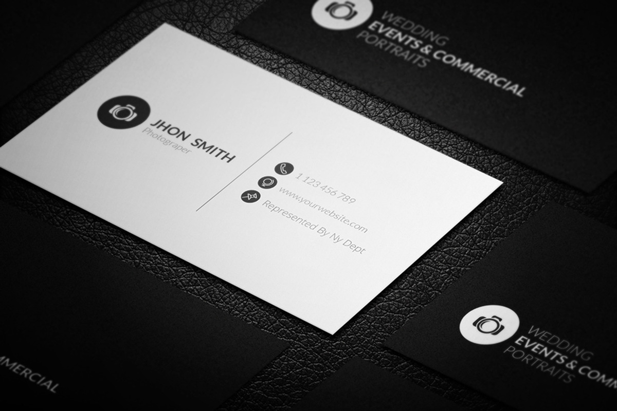 Photographer Business Card 002, a Business Card Template by Awns Creators (Photo 4 of 4)