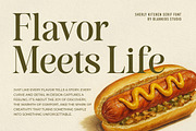 Sherly Kitchen a Delicious Serif, a Serif Font by Blankids Studio (Thumbnail 8 of 11)