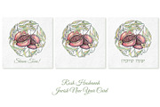 Rosh Hashanah, Jewish New Year Card, a Seasonal Illustration by Uminoki (Thumbnail 2 of 3)