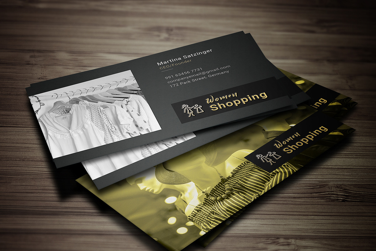 Fashion Business Card, a Business Card Template by graphicsunday (Photo 3 of 4)