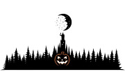 Dark Halloween Forest Design, a Graphic by BIPLOB EXPERT (Thumbnail 8 of 12)