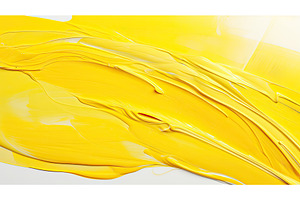 fluid yellow paint strokes ai, an Abstract Photo by pikepicture