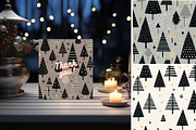 14 seamless minimalism Christmas, a Pattern Graphic by ARTOZEN DIGITAL (Thumbnail 8 of 14)