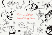 Cats Playing, an Animal Illustration by Baksiabat (Thumbnail 5 of 5)