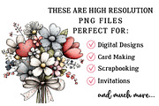Whimsical Wildflower Clipart, an Illustration by OK Design (Thumbnail 4 of 6)