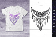 Crescent Moon Dreamcatcher, a Graphic by Digital_Craftyfox (Thumbnail 6 of 7)