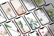 Realistic 3D iPhone Mock-Up Bundle 2, an iPhone Mockup by Graphicsworld125 (Thumbnail 6 of 15)