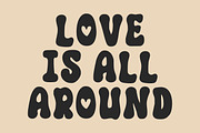 Groovy Love, a Handwritten Font by Fourteen Letter (Thumbnail 3 of 5)