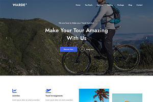 Warde – Travel Agency WP Theme, a WordPress Template by Themesvila