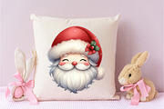 Cute Christmas Santa PNG, an Illustration by Designking (Thumbnail 3 of 4)