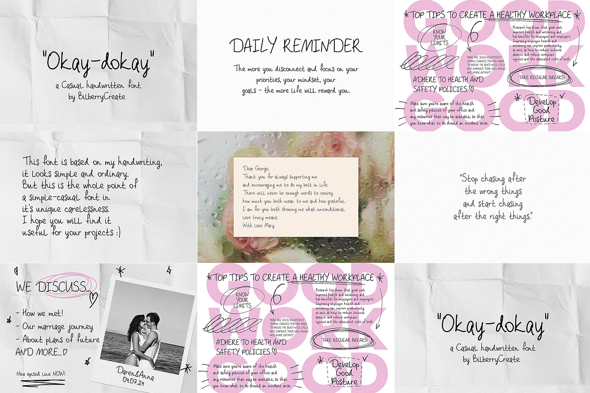 Modern Must-Haves Font Bundle, a Handwritten Font by BilberryCreates (Photo 32 of 41)
