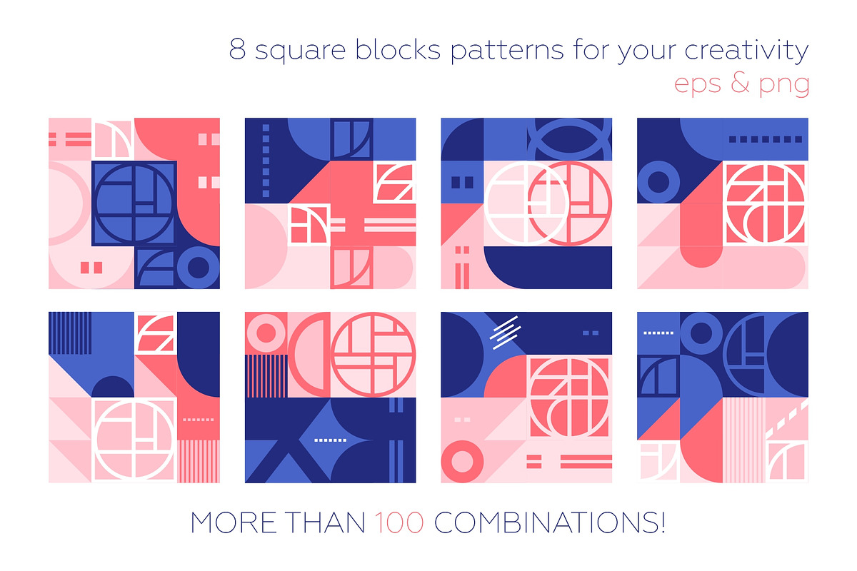 SALE! Modern geometric pattern set, a Pattern Graphic by lisa_kalev (Photo 9 of 11)