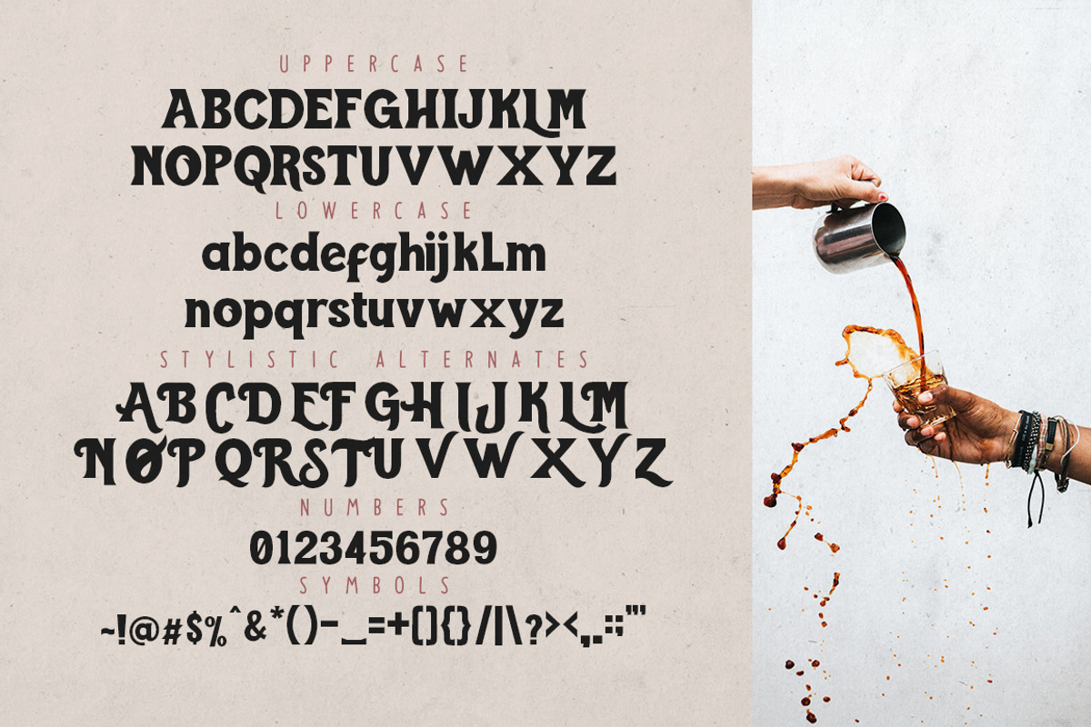 Toast Bread Coffee Typeface, a Sans Serif Font by giemons™ (Photo 4 of 6)