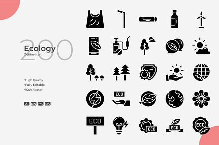 Ecology Solid Icons, a Solid Icon by Bloodline