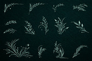 Wild Tiger & Leaves Botanical Vector, an Object Illustration by Christine Krahl (Thumbnail 13 of 17)