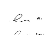 Procreate Calligraphic Brushes [iii], a Brush Add-On by 103cia (Thumbnail 3 of 4)