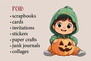 Cute Halloween Jack. TShirt Sticker., an Animal Illustration by KENO Mascots (Thumbnail 10 of 10)