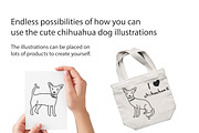 Cute doodle Chihuahuas, an Animal Illustration by Liz Pengilley Studio (Thumbnail 4 of 4)