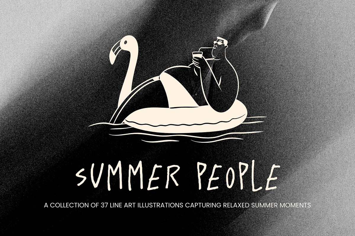 Summer People: Minimal Line Art, a Person Illustration by Veyla (Photo 7 of 11)