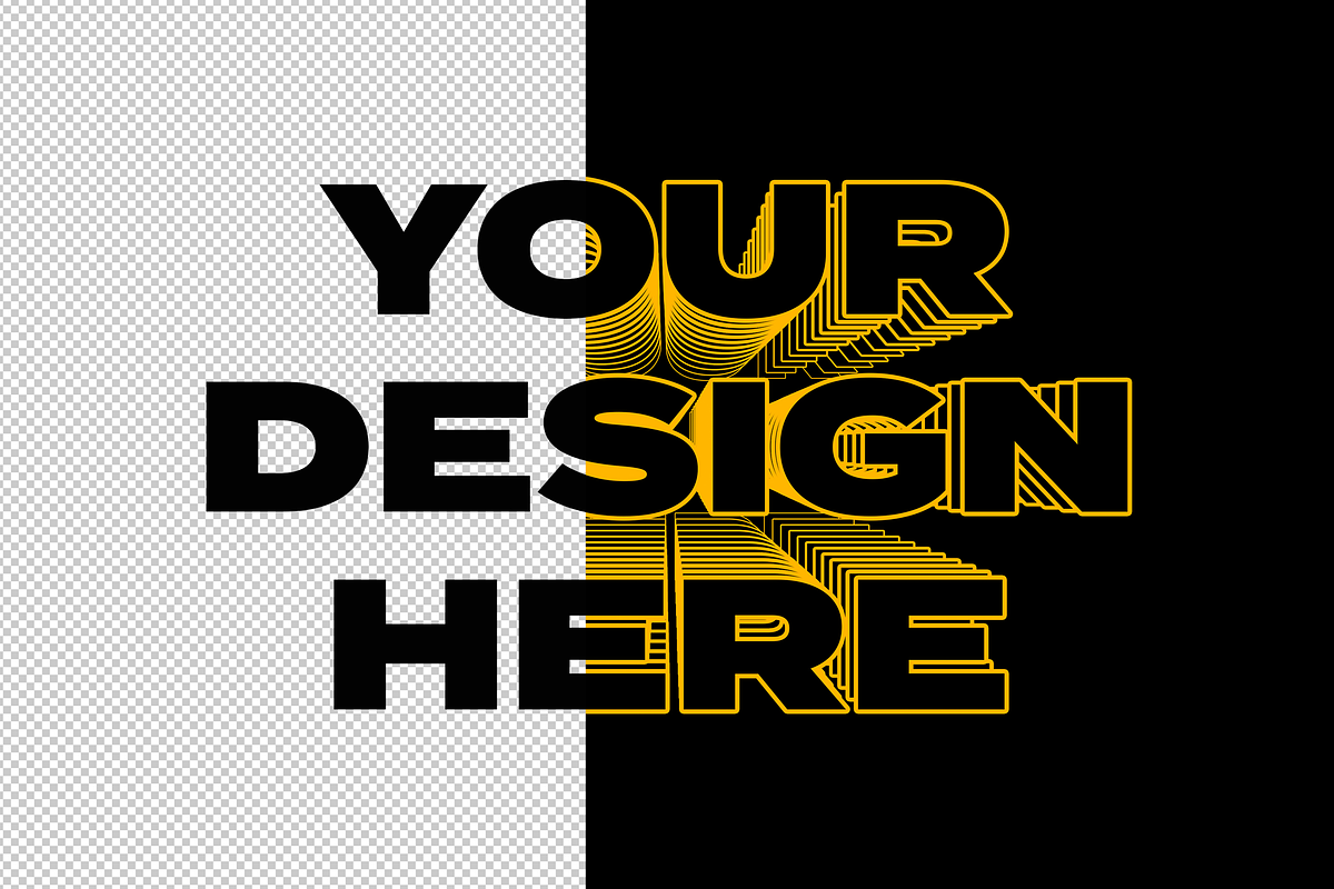 Lines Retro Text & Logo Effect, a Layer Style Add-On by Design Squad (Photo 6 of 6)