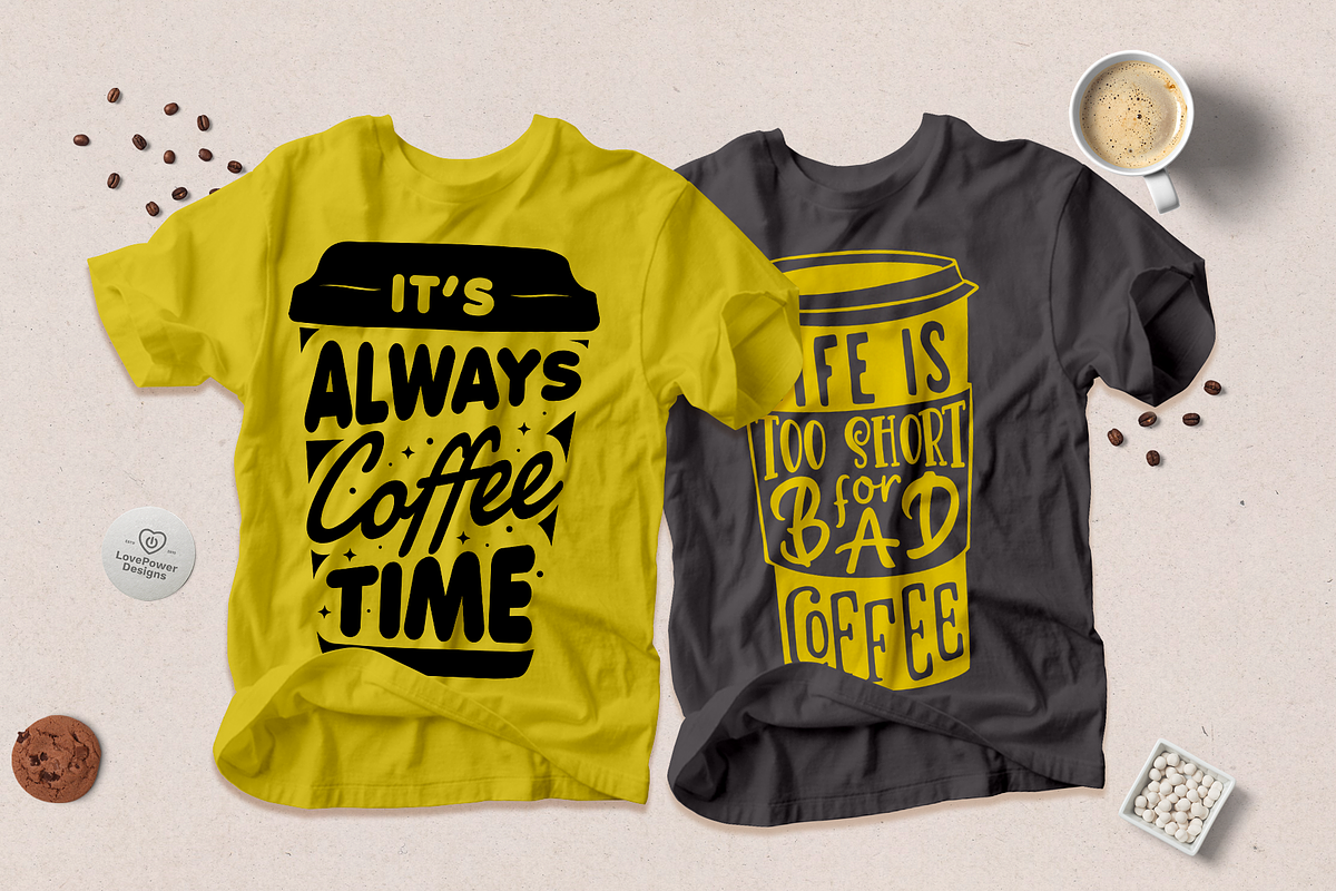 Coffee SVG Bundle | Coffee Quotes, a Graphic by LovePowerDesigns (Photo 6 of 11)