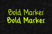 Bold Marker | Natural & Bold Display, a Handwritten Font by Lettertype Studio (Thumbnail 2 of 15)
