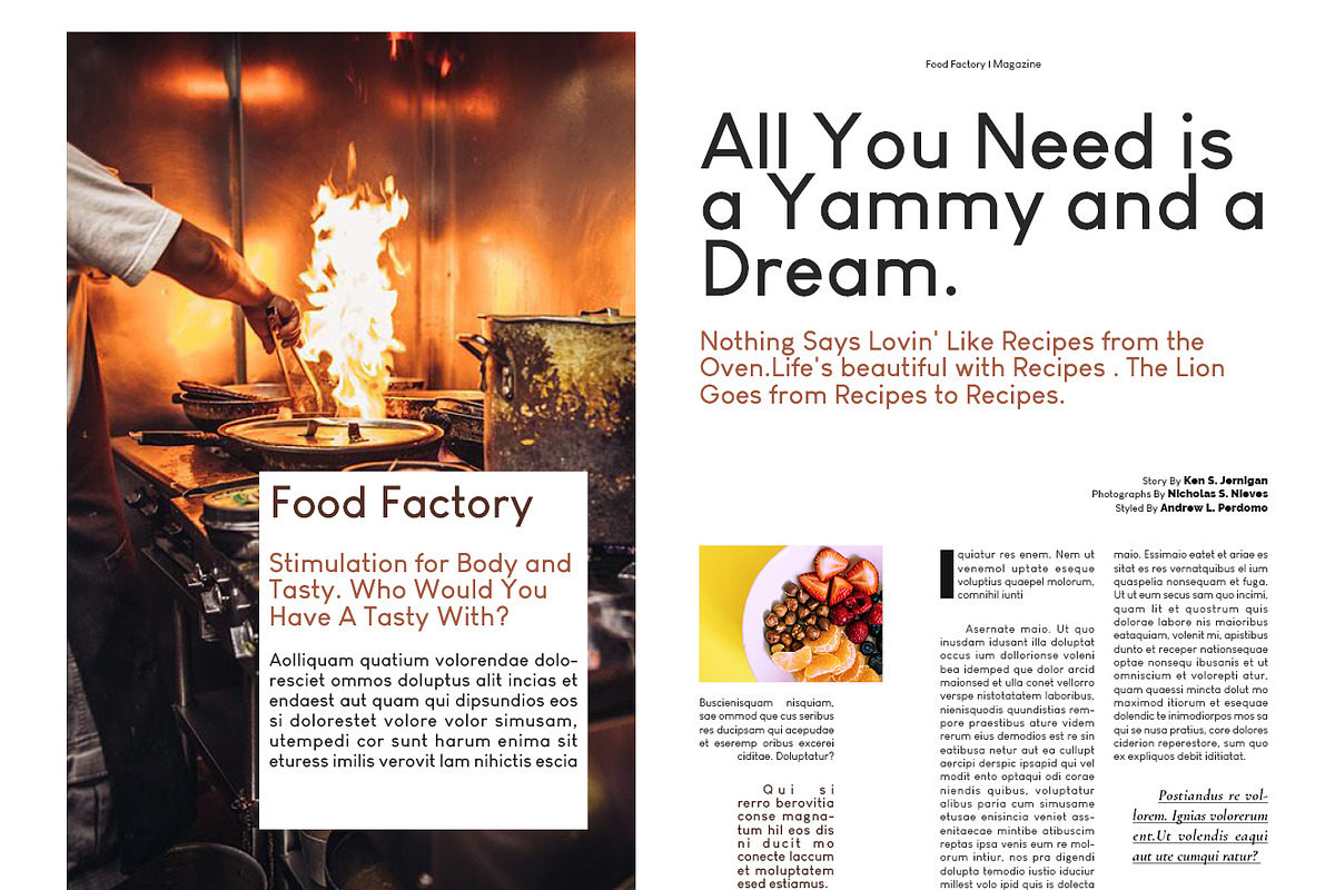 The Best Magazine Layout Design, a Magazine Template by Swayang (Photo 13 of 14)