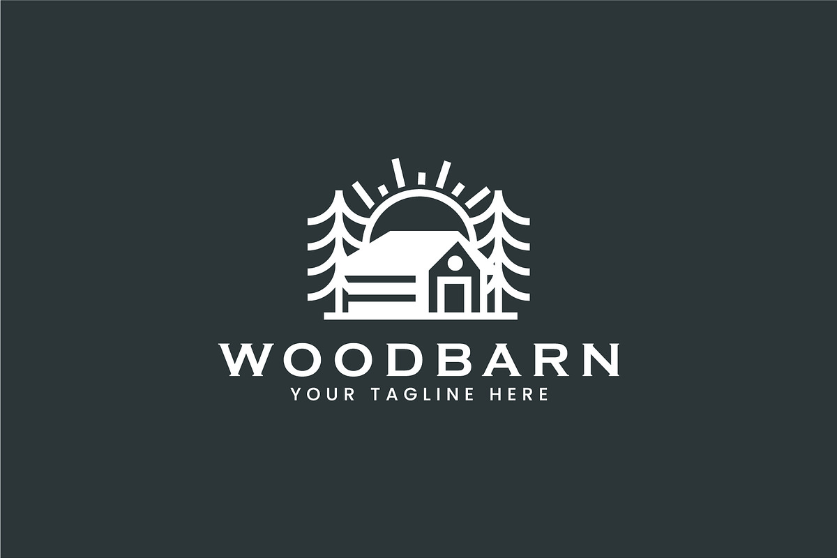 Woodbarn Logo Template, a Branding & Logo Template by Guna Studio (Photo 4 of 4)