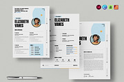 Modern Resume CV Template, a Resume Template by NorthPeak (Thumbnail 1 of 6)