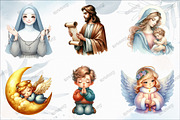 Cute Christian Figures Clipart, a Graphic by designcity5 (Thumbnail 3 of 5)