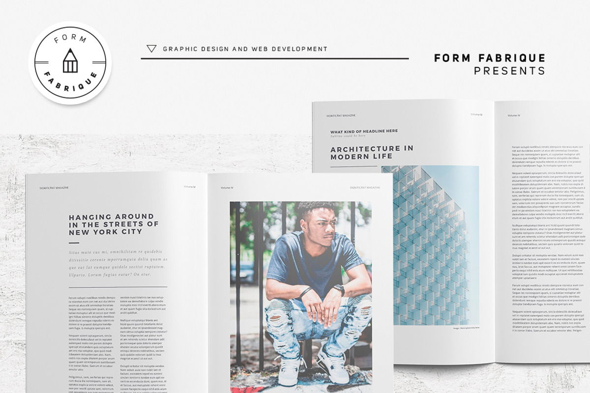 Significant Magazine, a Magazine Template by Form Fabrique (Photo 9 of 14)