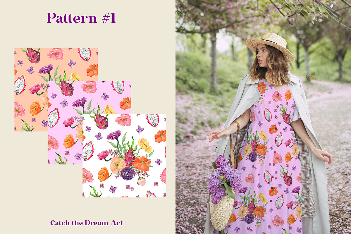 PASSION Flowers & Tropic Fruit, an Illustration by Catch the Dream Art (Photo 8 of 16)