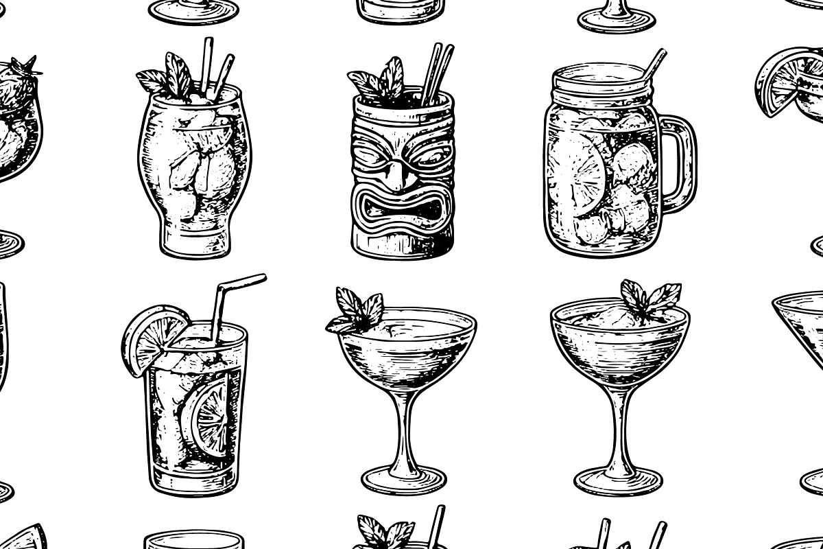 Cocktail Drinks Collection, an Object Graphic by RT Studio (Photo 4 of 4)