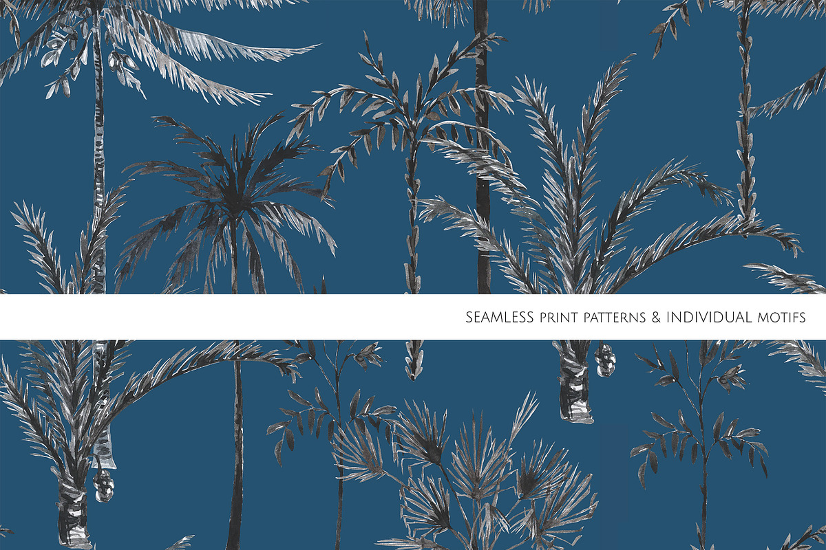 Palm grove, a Pattern Graphic by HannaStudio (Photo 7 of 8)