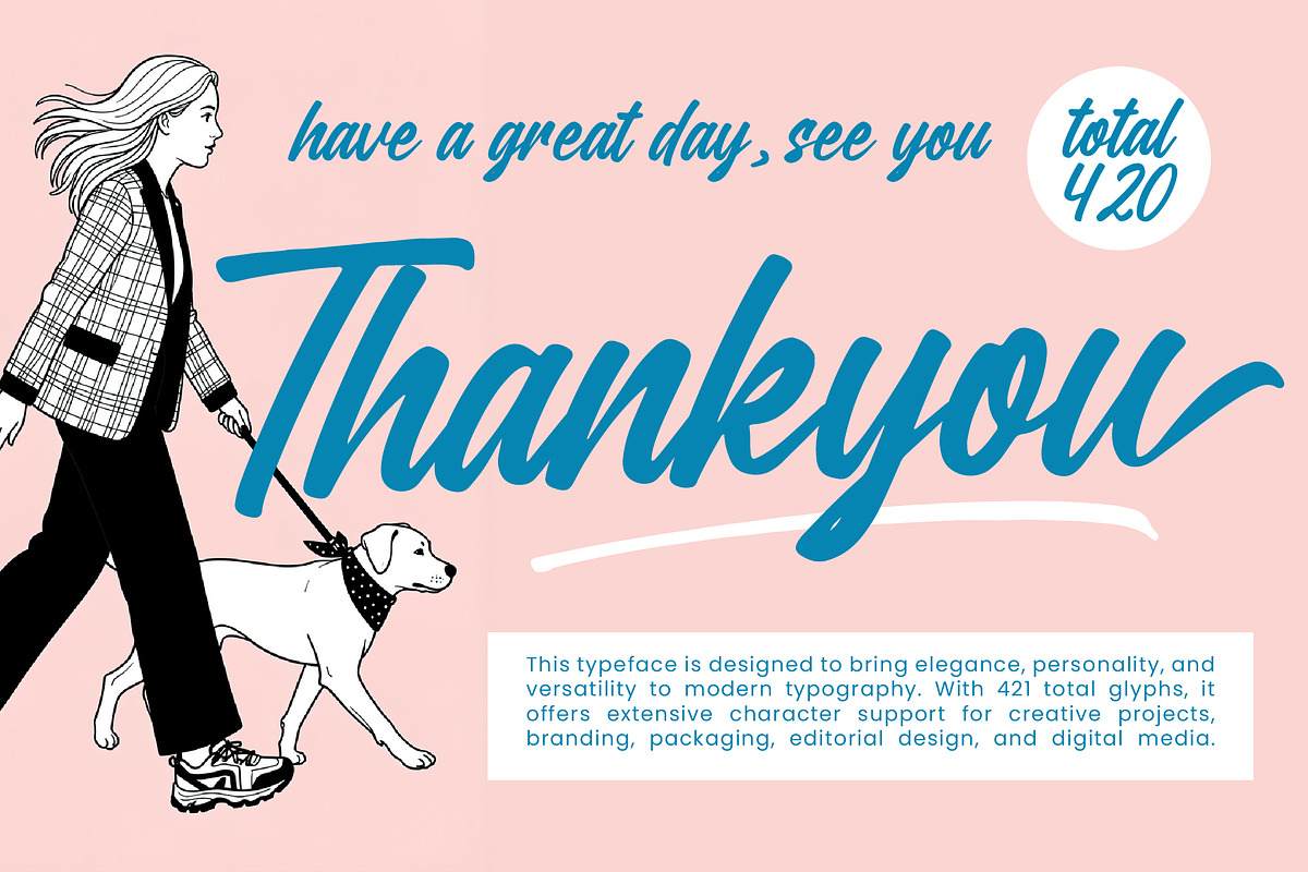 Delaghes - Bold Script Font, a Script Font by Letterena Studios Script (Photo 20 of 20)