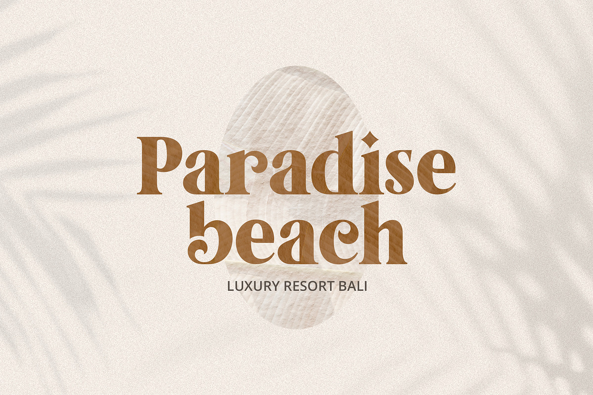 Tropical Garden font, a Serif Font by Davide Bassu (Photo 11 of 15)