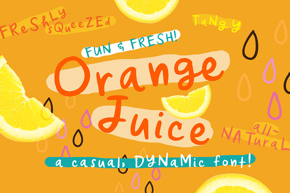 Orange Juice Font preview 8
