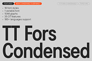 TT Fors Condensed, a Sans Serif Font by TypeType (Thumbnail 1 of 6)